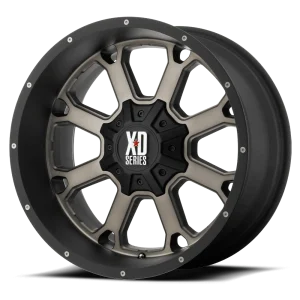 XD Series – XD825 BUCK 25 – Black – 20″x10″ -24mm – All weather Wheels – XD82521080724N